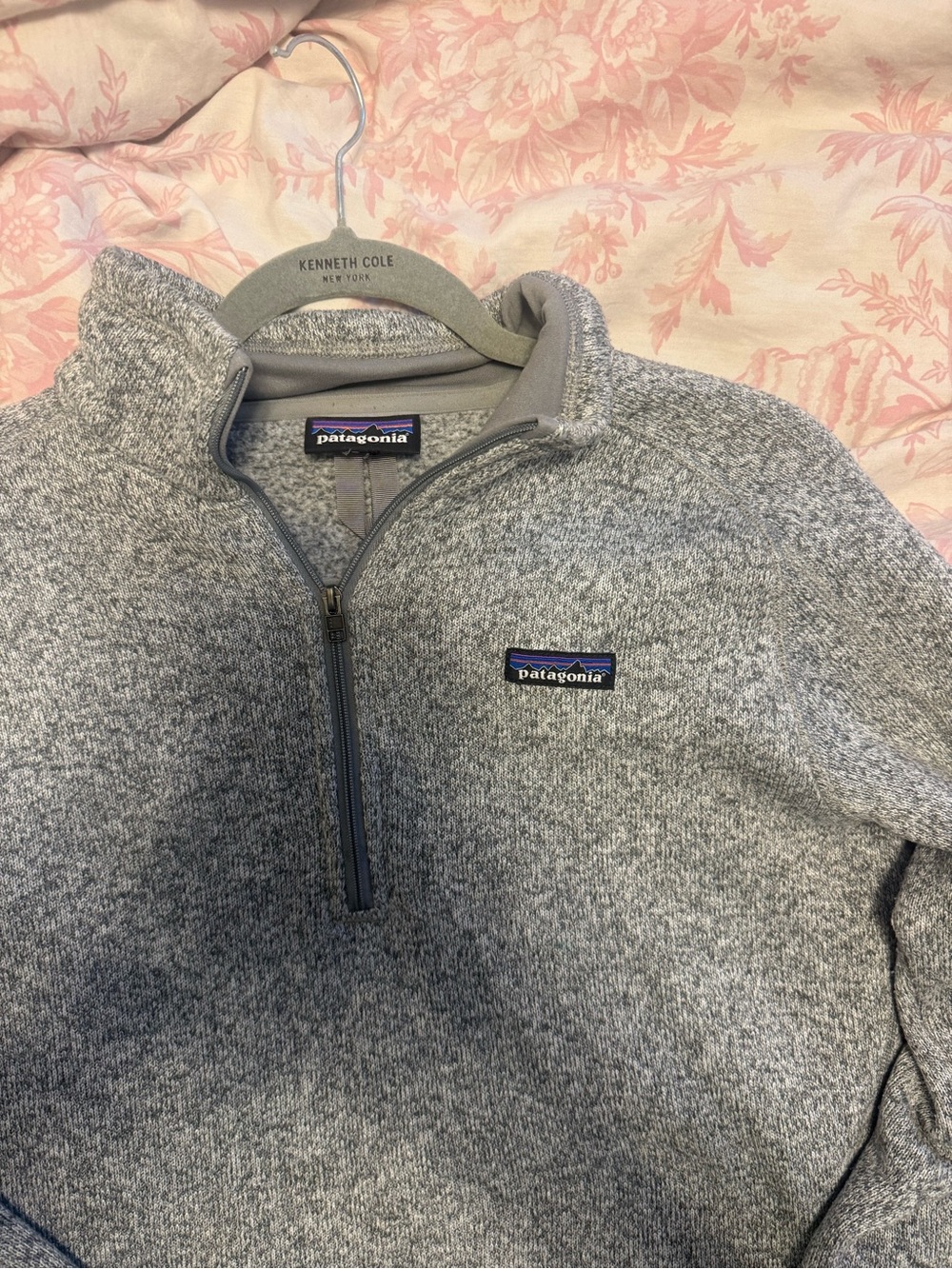 Patagonia Women’s Heather Gray Half-Zip Pullover